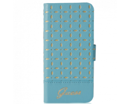 Apple iPhone 5/5S - Guess booktype hoes - Blauw (GUFLBKP5PET)